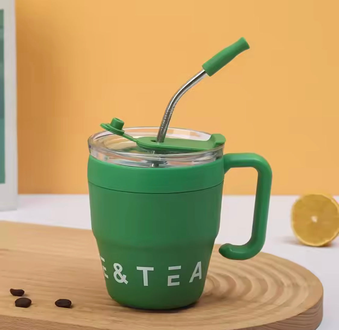 480ml Straw Covered Coffee Mug, Stainless Steel Insulated Cup, Hot/Cold Beverage Cup, Stainless Steel Thermos Mug, Office Outdoor Coffe Mug 480ml Straw Covered Coffee Mug, Stainless Steel Insulated Cup, Hot/Cold Beverage Cup, Stainless Steel Thermos Mug, Office Outdoor Coffe Mug